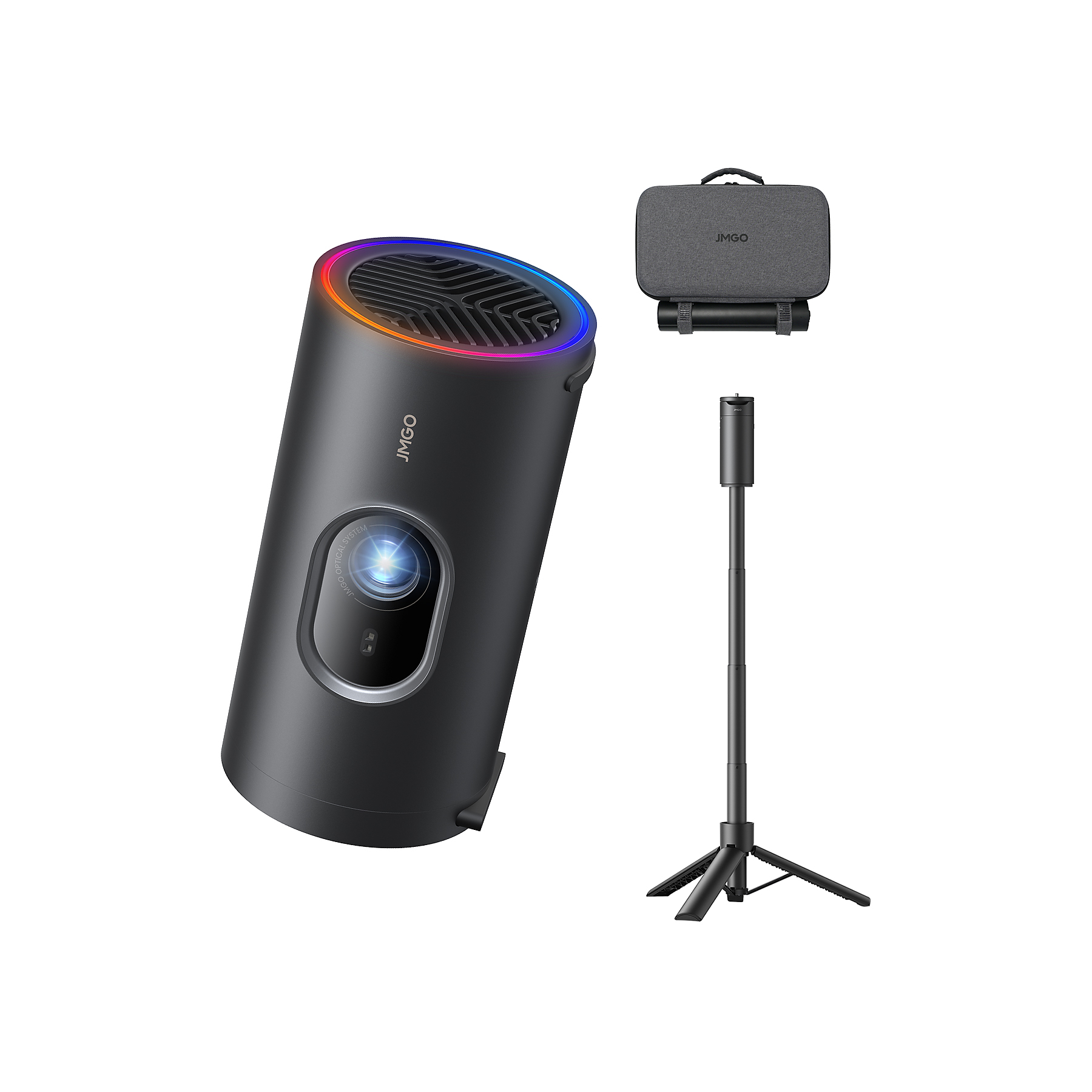 Image : JMGO PicoPlay+ Vidéoprojecteur portable - sacoche - Trépied - Batterie