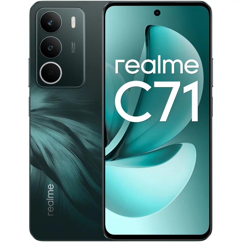 Image : REALME C71 RAM 8+256 Go Vert smartphone