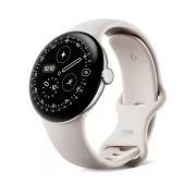 GOOGLE Pixel Watch 4 41mm Argent/Porcelaine 4G Montre connectée