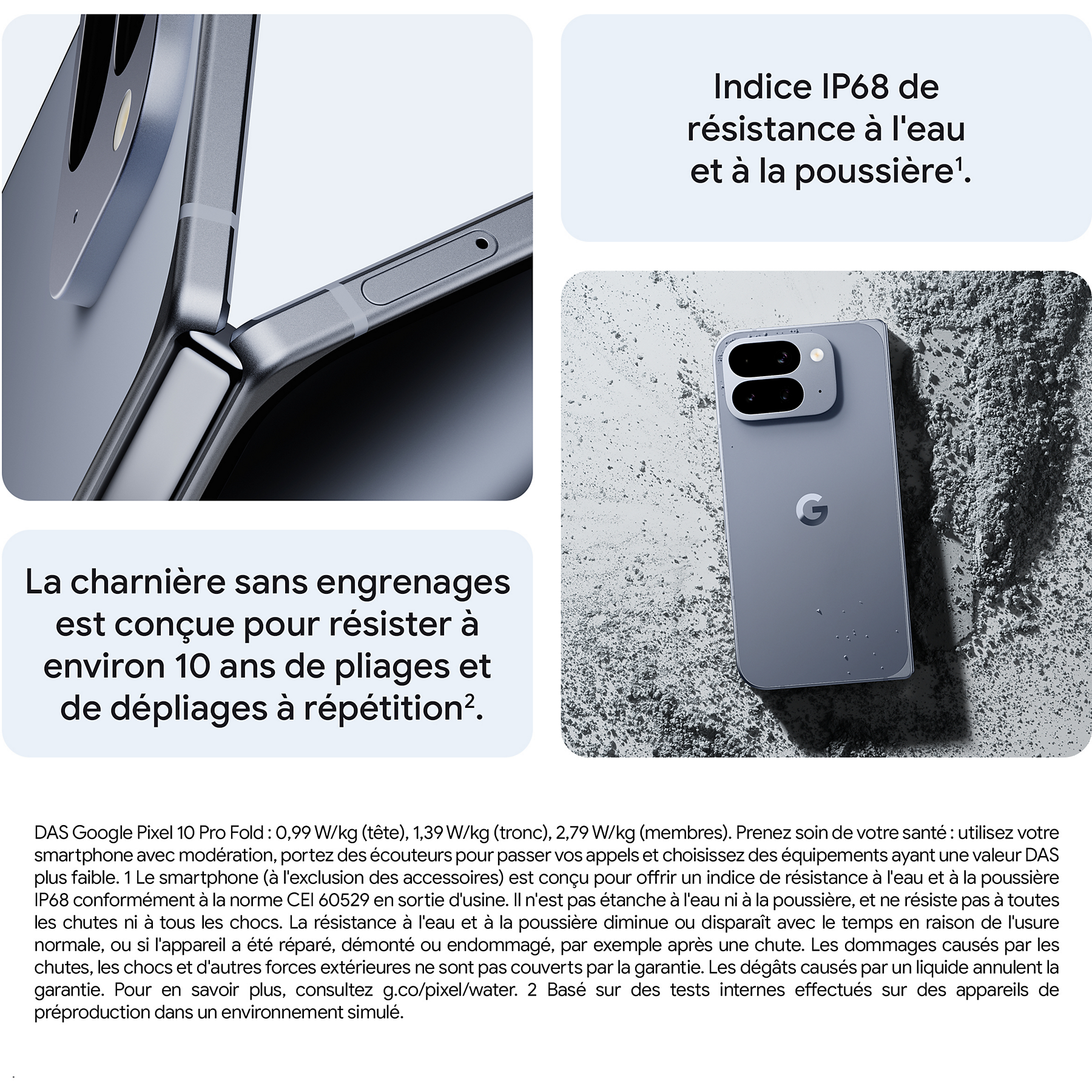 GOOGLE Pixel 10 Pro Fold Jade 256Go Smartphone | Soldes 2026 et promos