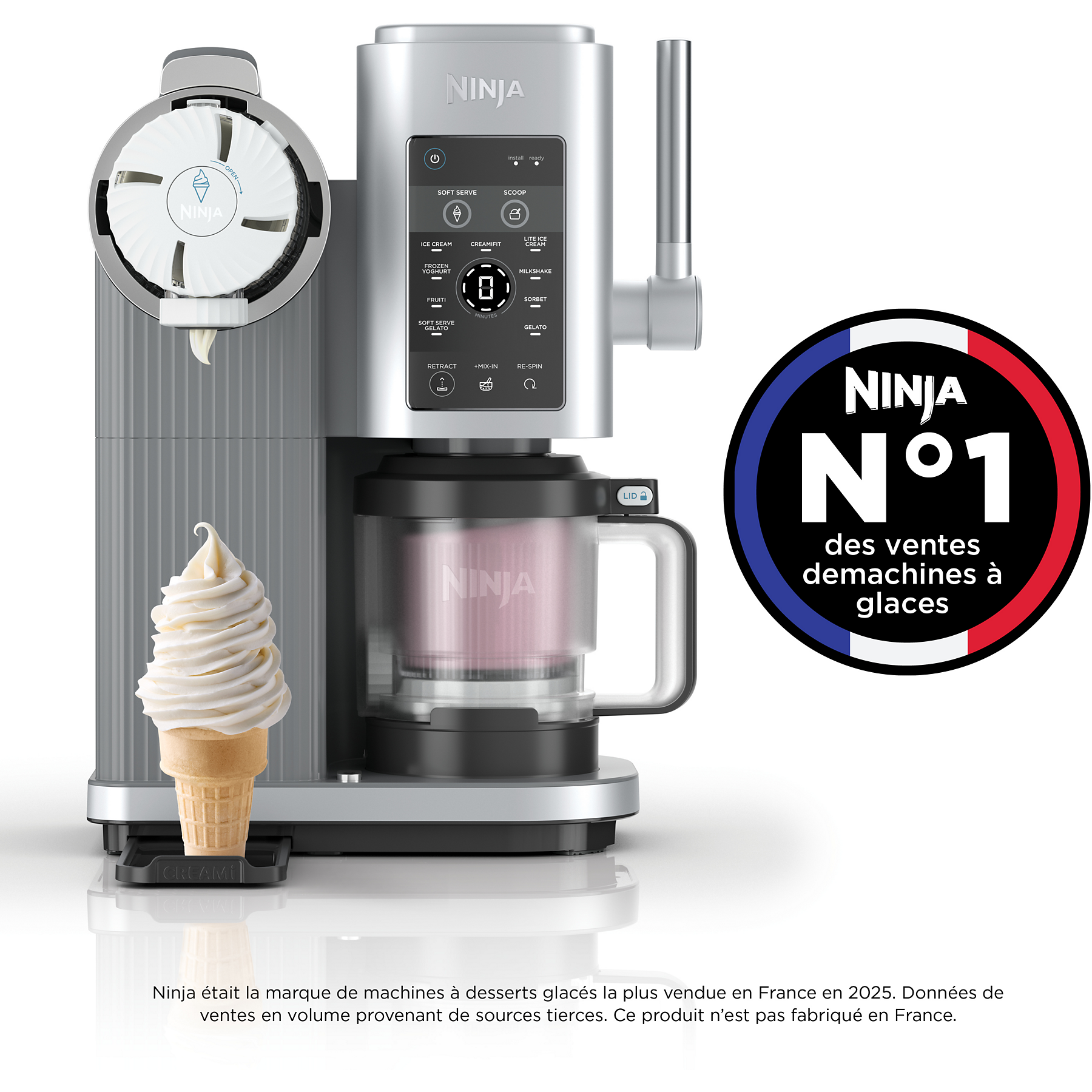 Image : NINJA Creami Swirl NC701 Sorbetière