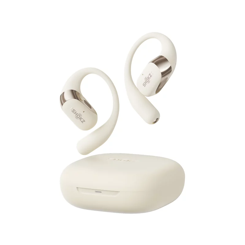 Image : SHOKZ OpenFit 2 Beige Ecouteurs sport
