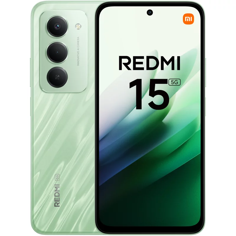 Image : XIAOMI Redmi 15 5G Vert 8 GO + 256 GO
