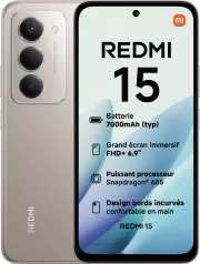 XIAOMI Redmi 15 Gris 8 GO + 256 GO
