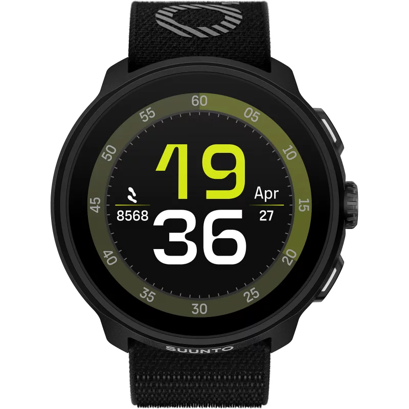 Image : SUUNTO Run All Black Bracelet Silicone Montre sport