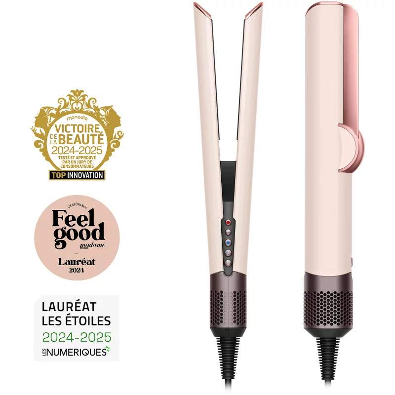 Image : Lisseur séchant DYSON Airstrait Rose Céramique
