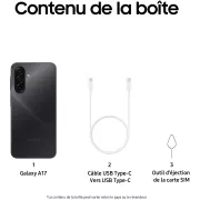 Image : SAMSUNG Galaxy A17 Noir 128Go Smartphone