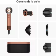 Image : DYSON Supersonic Nural Cheveux raides à ondulés Soie Ambré Sèche cheveux