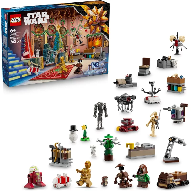 Image : LEGO 75418 Star Wars Le calendrier de l'Avent 2025