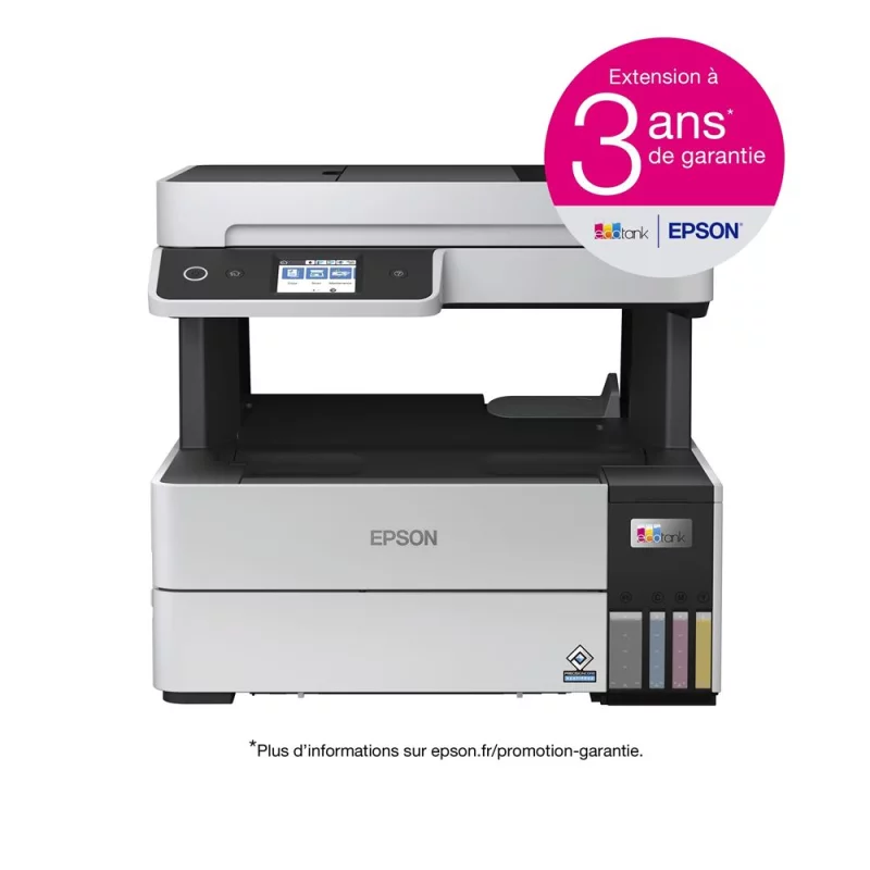 Image : Epson EcoTank ET-5150 Gris Imprimante multifonction