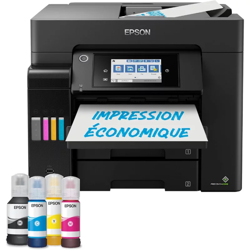 Image : EPSON EcoTank ET-5855 Jet d'encre A4 Imprimante