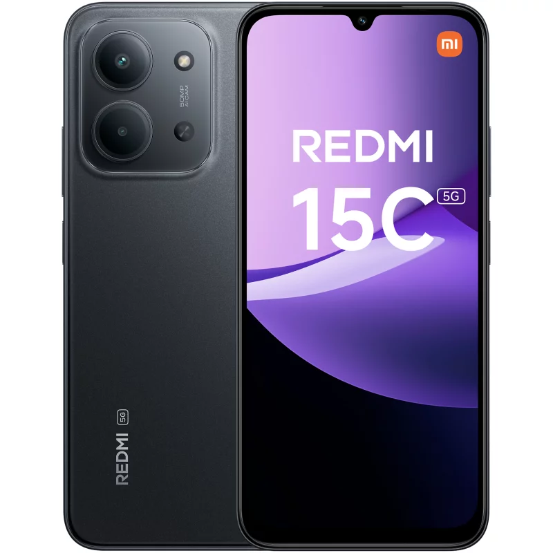 Image : XIAOMI Redmi 15C 256Go Noir 5G Smartphone