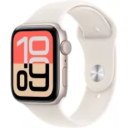 Apple Watch SE 3 GPS + Cellular 44mm Lumiere Stellaire avec Bracelet Sport S/M - MEPE4ZR/A