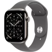 Apple Watch Series 11 GPS + Cellular 42mm Titane Naturel / Gris Minéral M/L - MF8N4ZR/A