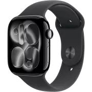Apple Watch Series 11 GPS 46mm Aluminium Noir de Jais / Noir M/L - MEUX4ZR/A