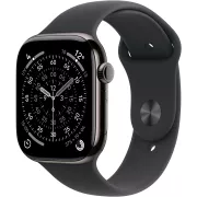 Apple Watch Series 11 GPS + Cellular 42mm Titane Ardoise / Noir S/M - MF8R4ZR/A