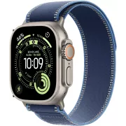 Apple Watch Ultra 3 GPS + Cellular 49mm Titane Naturel / bleu/bleu vif S/M - MEWR4QF/A