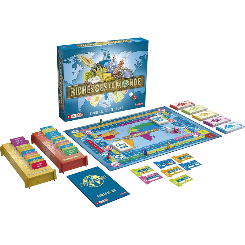 Image : Lansay Richesses du monde Jeu de société
