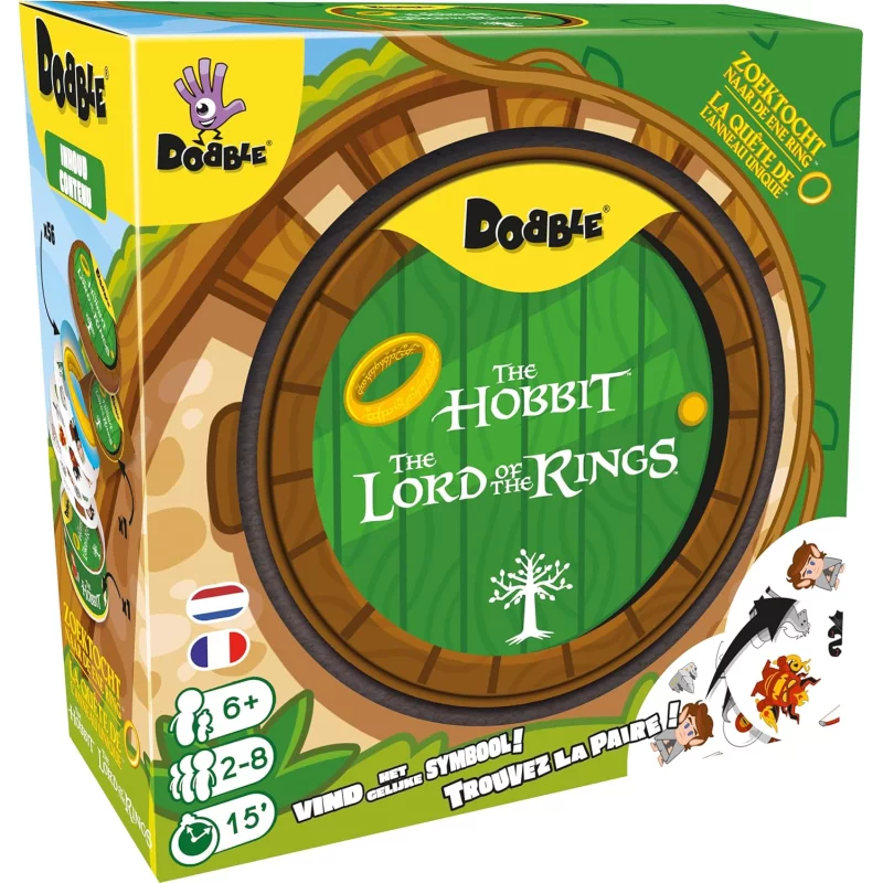 Image : Asmodee Dobble Seigneur des Anneaux Le Hobbit