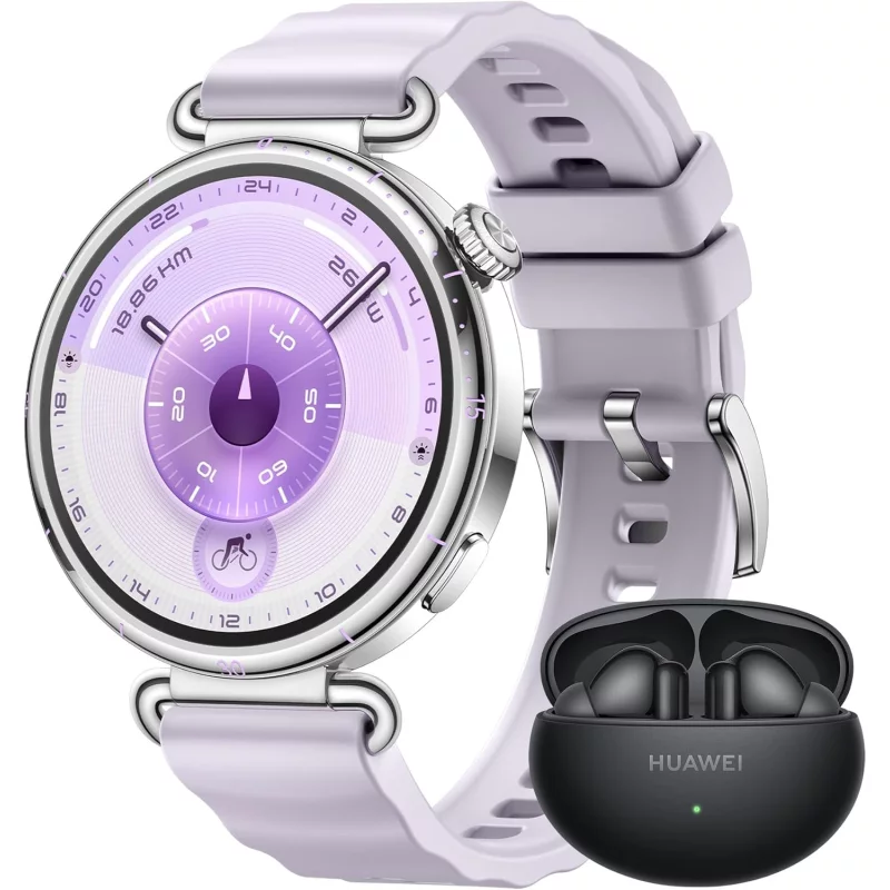 Image : HUAWEI Watch GT6 41mm Violet + Freebuds 6i Noir