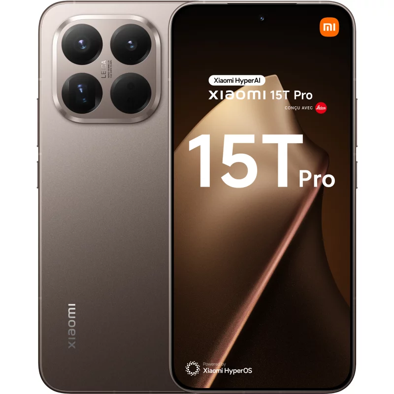 Image : XIAOMI 15T Pro 512Go Mocha Smartphone