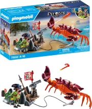 Image : PLAYMOBIL 71419 Pirate avec pieuvre géante Les Pirates