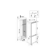 Image : WHIRLPOOL WHC20D021B2 Réfrigérateur combiné