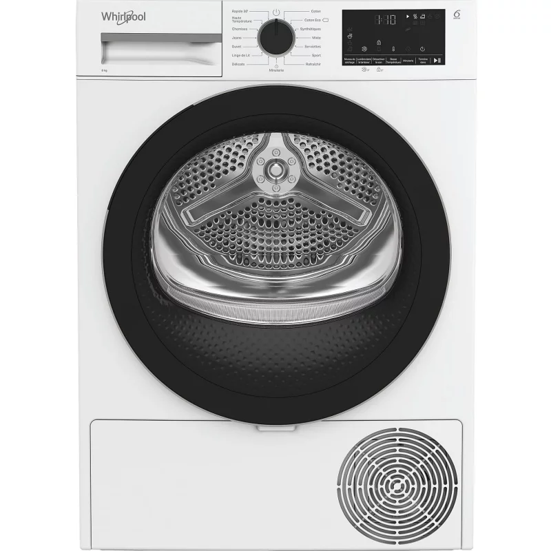 Image : WHIRLPOOL CWSD83MWBSFR Sèche linge