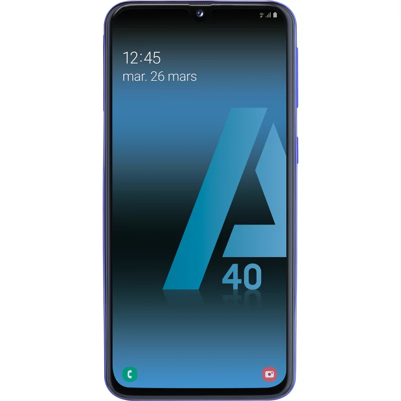 Image : Galaxy A40 Bleu
