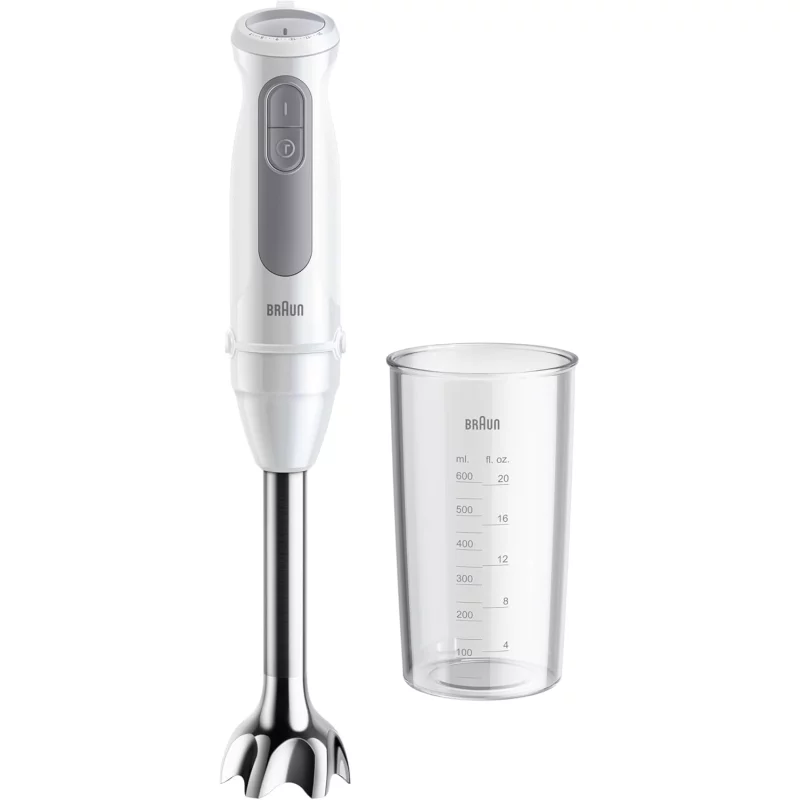 Image : BRAUN MQ50001M - Blanc Mixeur plongeant