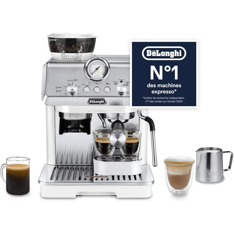 Image : DELONGHI La Specialista Arte EC9155.W Blanc Inox