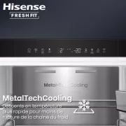 Image : HISENSE RL3K370SAIE Réfrigérateur Gris Anthracite