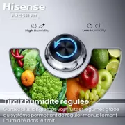 Image : HISENSE RL3K370SAIE Réfrigérateur Gris Anthracite