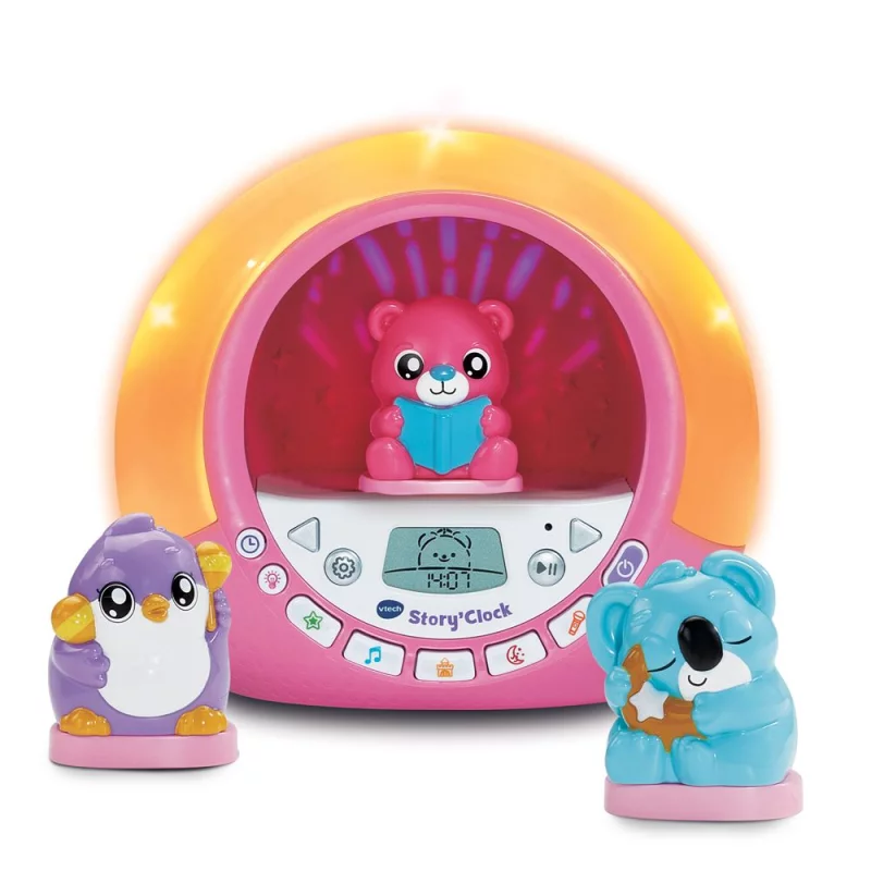 Image : Vtech Story'Clock Ma conteuse réveil rose