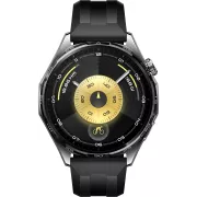 Image : HUAWEI WATCH GT 6 46mm Bracelet en fluoroélastomère noir