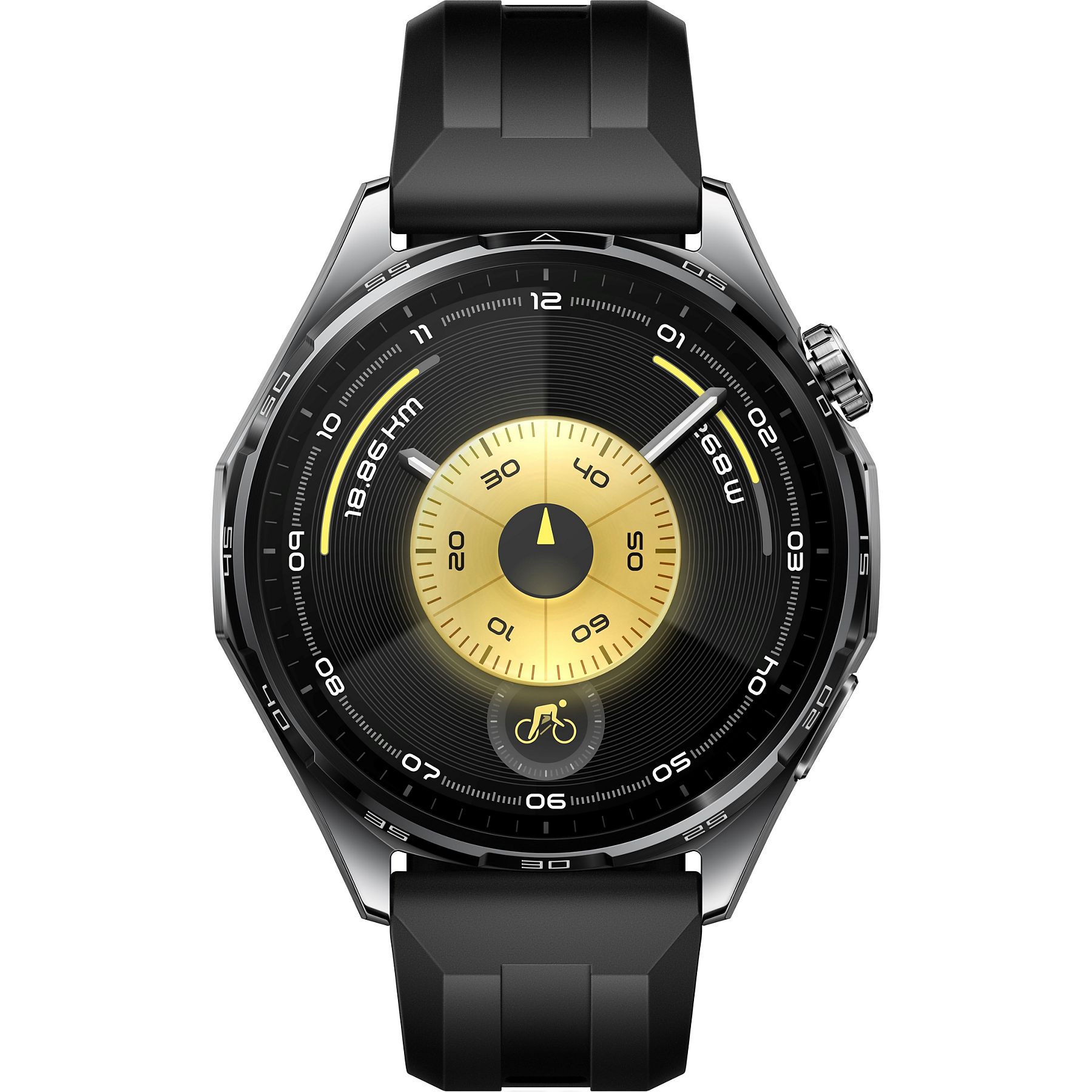 Image : HUAWEI WATCH GT 6 46mm Bracelet en fluoroélastomère noir