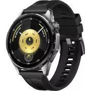 Image : HUAWEI WATCH GT 6 46mm Bracelet en fluoroélastomère noir