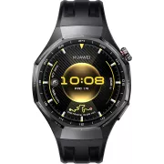 Image : HUAWEI WATCH GT 6 Pro 46mm / Boitier en alliage de titane / Bracelet noir