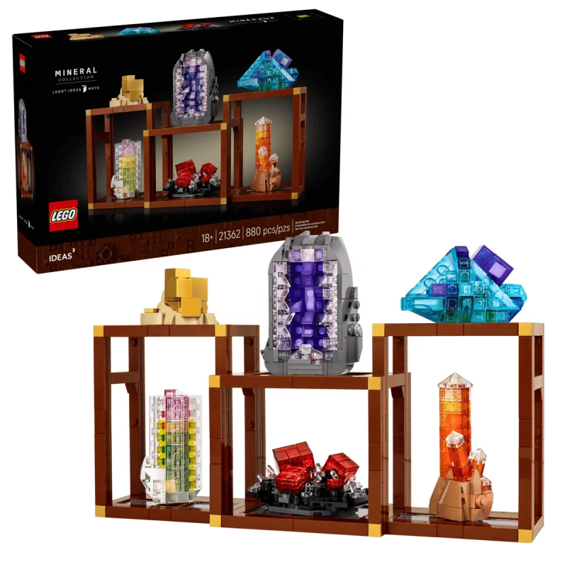 Image : LEGO 21362 Collection de minéraux Ideas