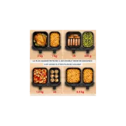 Image : MOULINEX EZ942AF0 Easy Fry Dual XXL Friteuse sans huile