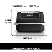 Image : NINJA Foodi Max Dual Zone AF550EU - Friteuse sans huile