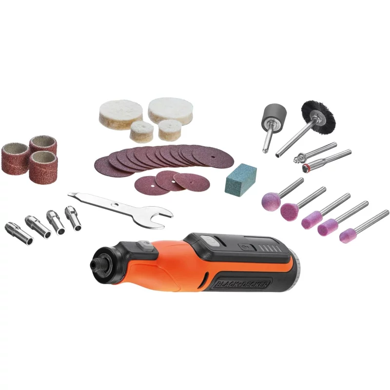 Image : BLACK+DECKER - BCRT8I-XJ - Outil de précision multifonction sans fil -
