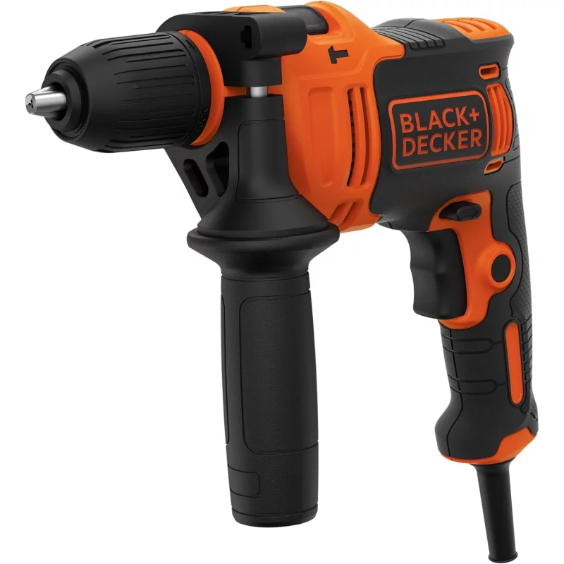 Image : BLACK+DECKER BEH710-QS Perceuse à percussion filaire