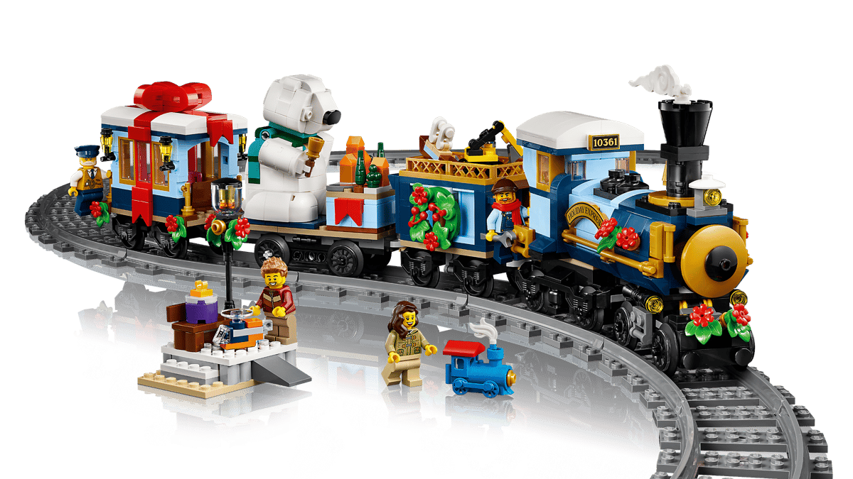 Image : LEGO 10361 Le train de Noël - Icons