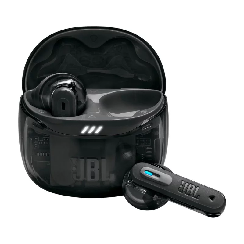 Image : JBL Tune Flex 2 Ghost Edition Noir fantôme - Ecouteurs sans fil