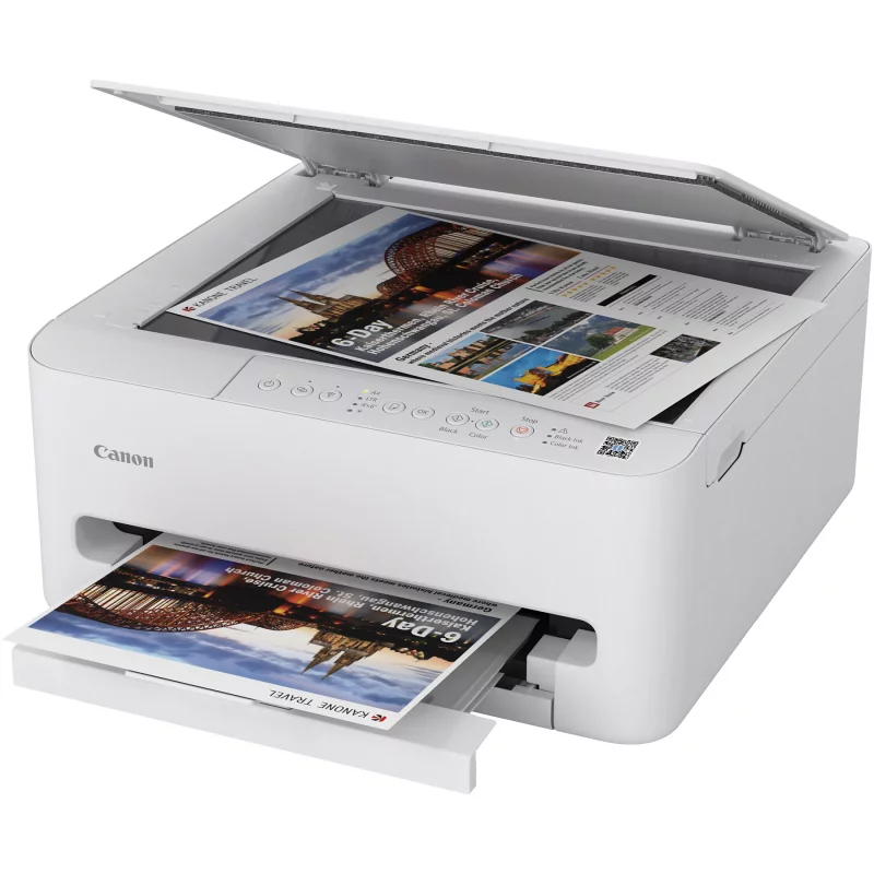 Image : Canon Pixma TS4150i Blanc - Imprimante multifonction
