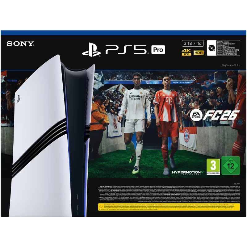 Image : SONY PS5 PRO + EA SPORTS FC 26 - Console