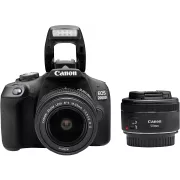 Image : CANON EOS 2000D + EF-S 18-55 IS II + EF 50mm Appareil photo Reflex
