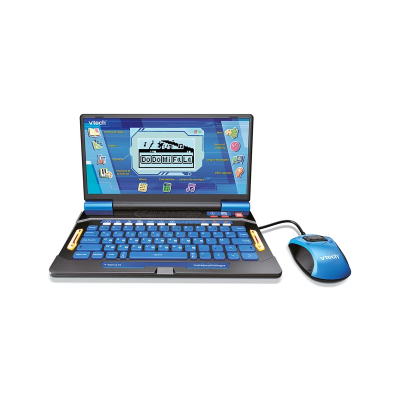 Image : Vtech Genius XL bleu - Ordinateur éducatif bilingue