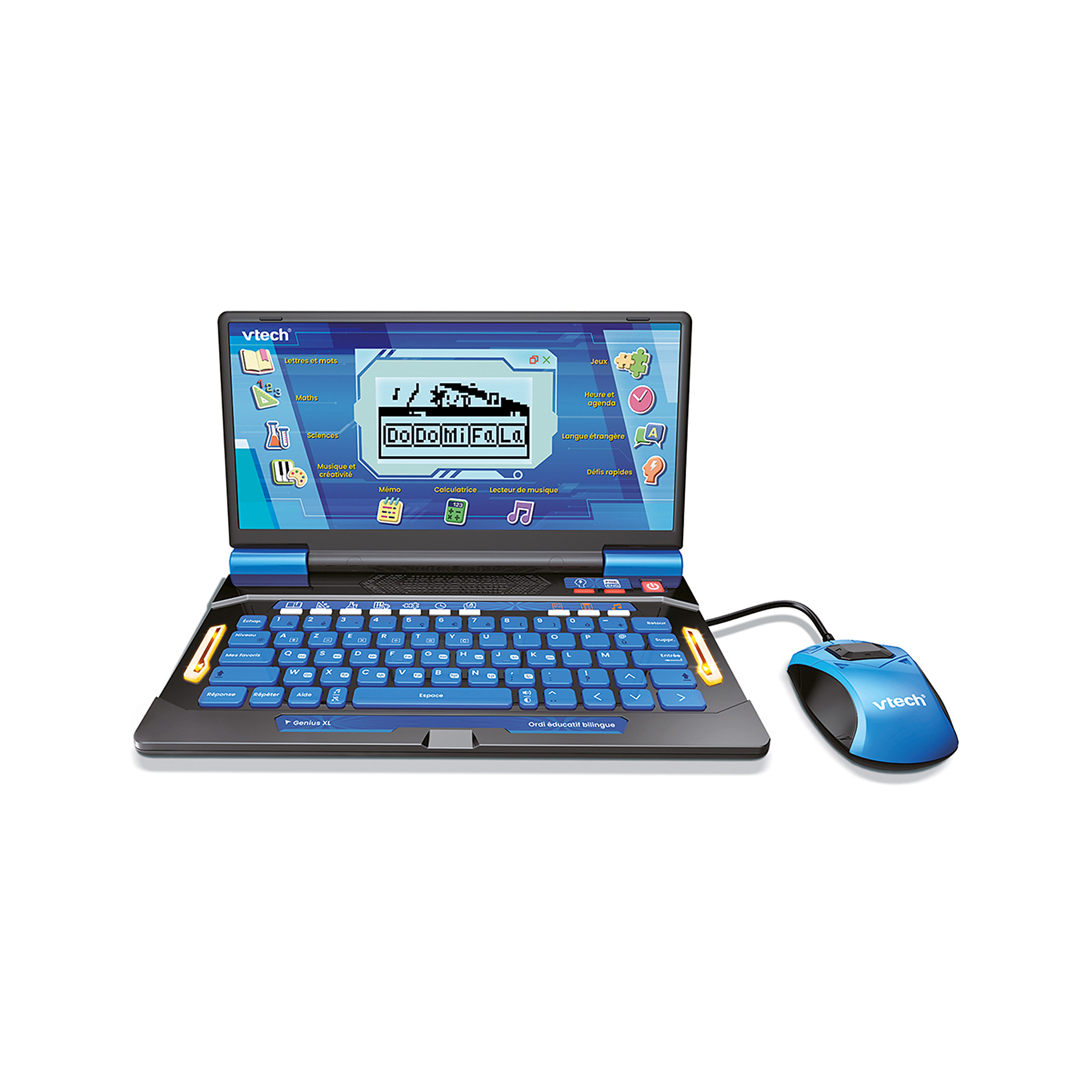 Image : Vtech Genius XL bleu - Ordinateur éducatif bilingue